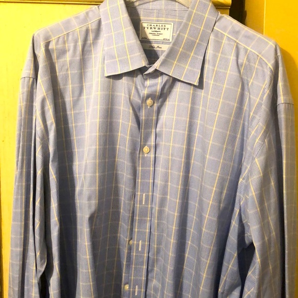 Charles Tyrwhitt Shirt/ Big & Tall / French Cuffs - Picture 4 of 8